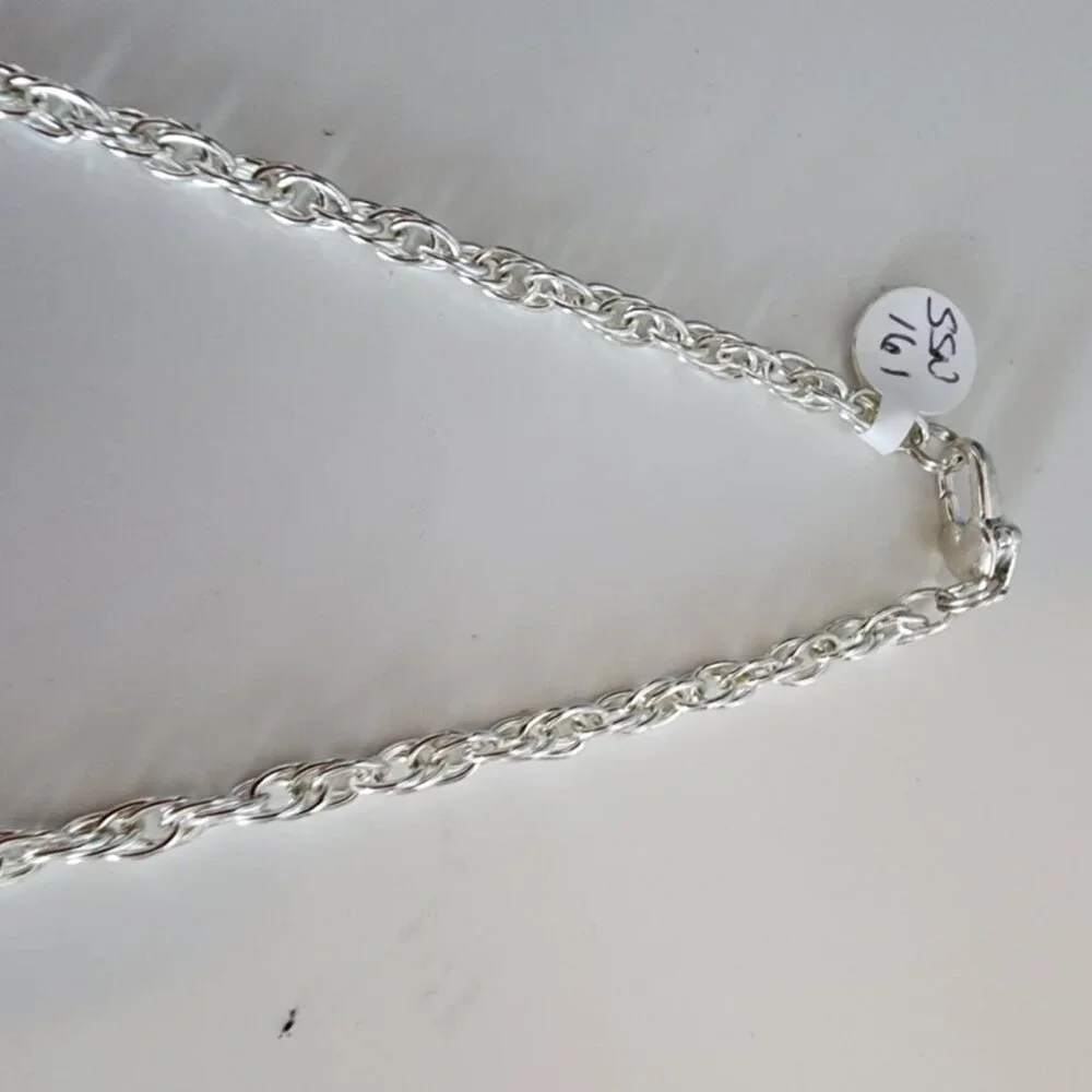 NWT Dark Blue Goldstone & Sterling Silver Necklace - Picture 4 of 7